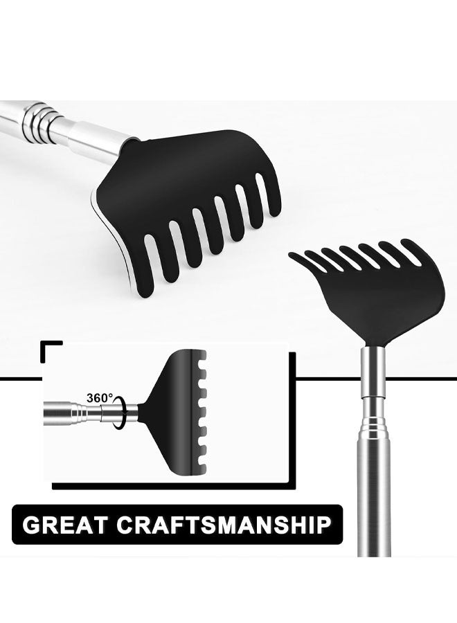 2Pack Back Scratcher for Men Women, Stocking Stuffers White Elephant Gifts for Adults, Game Prizes for Adults, Extendable Bulk Back Massager Tool for Thanksgiving Birthday Idea Gifts - Image 4